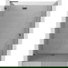 Mexen Lunar L porte de douche pivotante gauche 140 cm, transparent, gris pistolet brossé - 834L-140-000-66-00-L