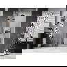 Mexen Lunar L porte de douche pivotante gauche 100 cm, transparent, noir - 834L-100-000-70-00-L