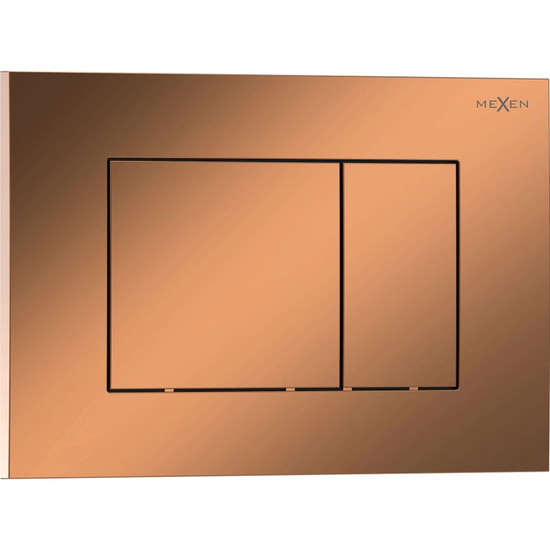 Mexen Tex 02 bouton de chasse, or rose brillant - 6102-09