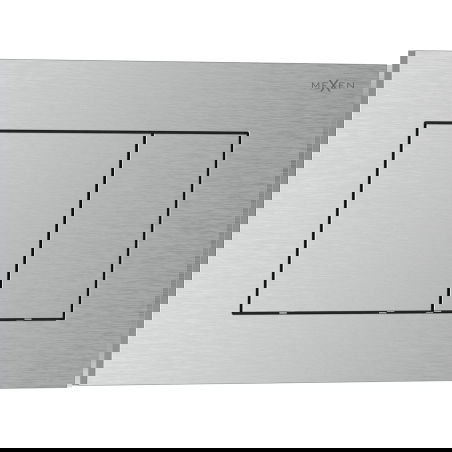 Bouton de chasse d'eau Mexen Tex 02, nickel brossé - 6102-10