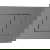 Mexen Tex 02 bouton de chasse, gris canon brossé - 6102-12