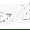 Bouton de chasse Mexen Tex 03, blanc brillant - 6103-01