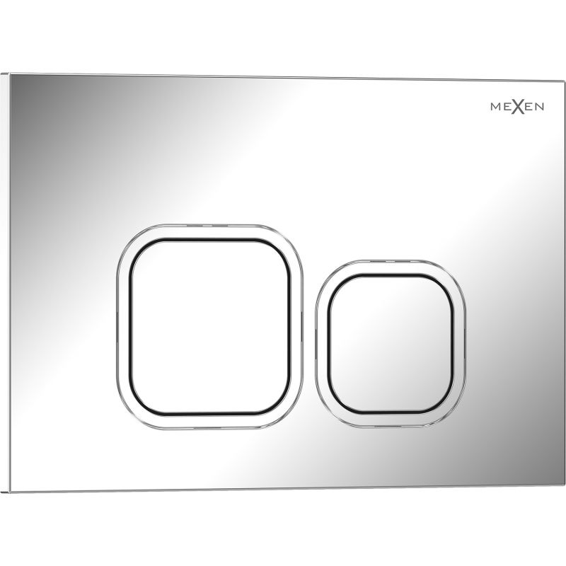 Bouton de chasse Mexen Tex 03, chrome brillant - 6103-03