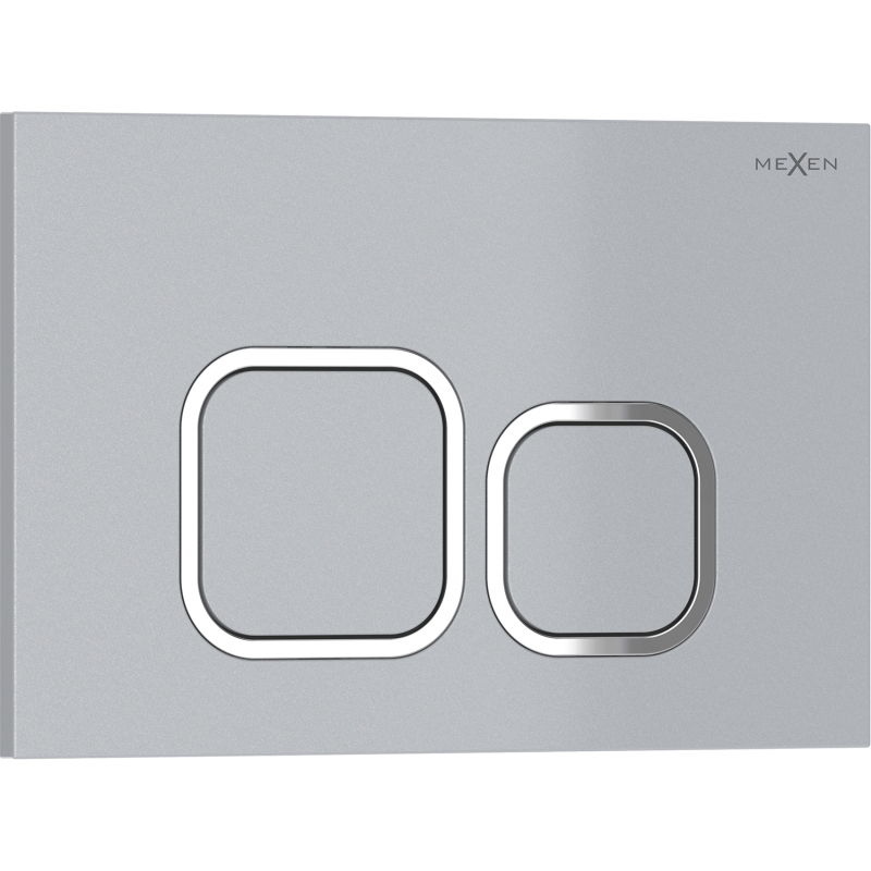Bouton de chasse Mexen Tex 03, chrome mat - 6103-04