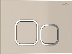 Bouton de chasse Mexen Tex 03, beige - 6103-07