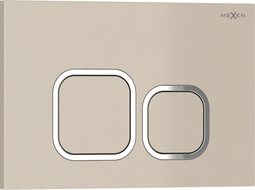 Mexen Tex 03 bouton de chasse d'eau, beige - 6103-07