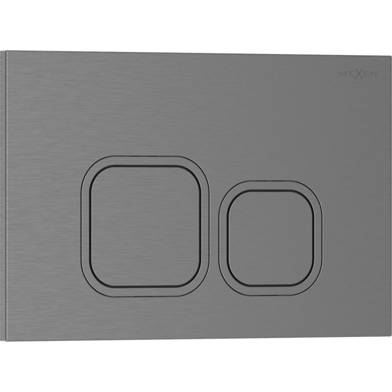 Mexen Tex 03 bouton de chasse, gun gris brossé - 6103-12