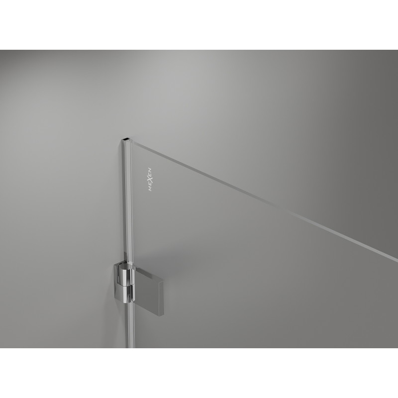 Mexen Lunar-B porte de douche pivotante gauche 60 cm, transparent, chrome - 832-060-000-01-00-L