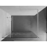 Mexen Kioto paroi de douche 120 x 200 cm, transparent/Design blanc 8 mm, Blanc - 800-120-101-20-85
