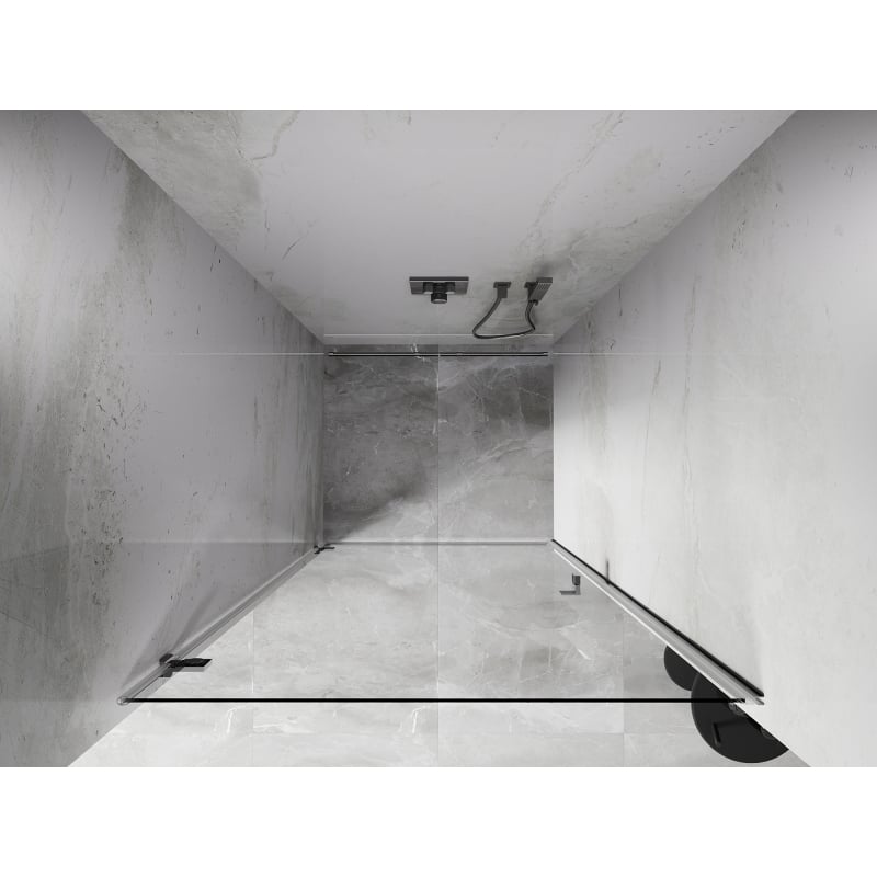 Mexen Lunar-B porte de douche pivotante gauche 95 cm, transparent, chromé - 832-095-000-01-00-L