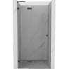 Mexen Lunar L porte de douche pivotante gauche 125 cm, transparent, gun métal - 834L-125-000-95-00-L