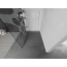 Mexen Kioto paroi de douche Walk-in 110 x 200 cm, vague blanche 8 mm, blanche - 800-110-101-20-97