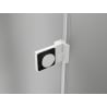 Mexen Lunar-B porte de douche pivotante gauche 60 cm, transparente, blanche - 832-060-000-20-00-L