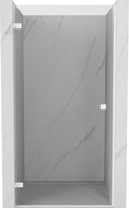 Mexen Lunar-B porte de douche battante gauche 65 cm, transparent, blanc - 832-065-000-20-00-L