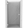 Mexen Lunar-B porte de douche battante gauche 90 cm, transparent, blanc - 832-090-000-20-00-L