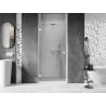 Mexen Lunar-B porte de douche battante gauche 90 cm, transparent, blanc - 832-090-000-20-00-L