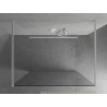 Mexen Kioto paroi de douche autoportante 120 x 200 cm, transparent 8 mm, blanche - 800-120-002-20-00