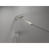 Mexen Lunar L porte de douche pivotante gauche 80 cm, transparent, nickel brossé - 834L-080-000-97-00-L