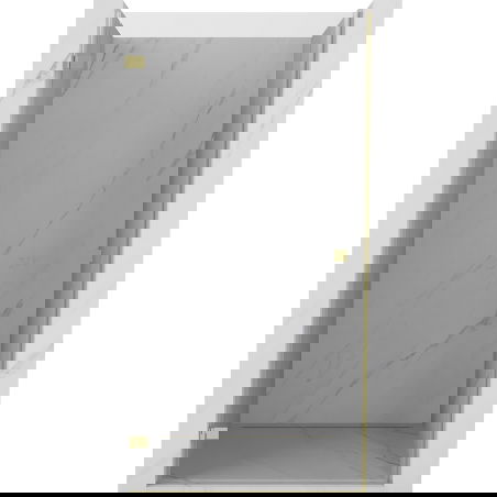 Mexen Lunar-B porte de douche pivotante gauche 65 cm, transparent, doré - 832-065-000-50-00-L