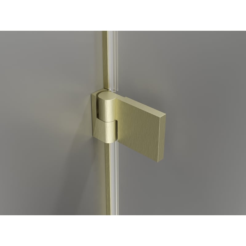 Mexen Lunar-B porte de douche pivotante gauche 60 cm, transparent, doré brossé - 832-060-000-55-00-L