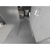 Mexen Kioto paroi de douche autoportante 100 x 200 cm, givre 8 mm, blanche - 800-100-002-20-30