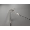Mexen Lunar L porte de douche pivotante gauche 135 cm, transparent, nickel brossé - 834L-135-000-97-00-L