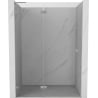 Mexen Lunar L porte de douche pivotante gauche 135 cm, transparent, nickel brossé - 834L-135-000-97-00-L