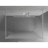 Mexen Kioto paroi de douche autoportante 120 x 200 cm, givre 8 mm, blanc - 800-120-002-20-30