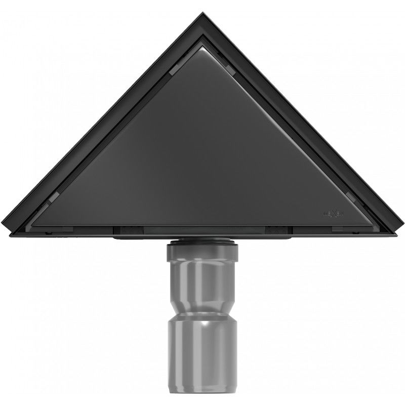 Mexen Flat-T M13 siphon de sol triangulaire 20 x 20 cm, noir - 1710320
