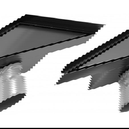 Mexen Flat bonde de sol triangulaire 20 x 20 cm, noir - 1710320