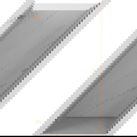 Mexen Lunar-B porte de douche battante gauche 85 cm, transparent, cuivre brossé - 832-085-000-65-00-L