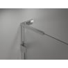 Mexen Lunar L porte de douche pivotante droite 75 cm, transparent, chrome - 834L-075-000-01-00-P