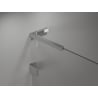 Mexen Lunar L porte de douche pivotante droite 75 cm, transparent, chrome - 834L-075-000-01-00-P