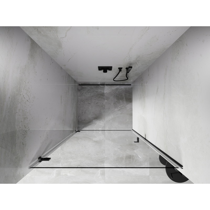 Mexen Lunar-B porte de douche pivotante gauche 60 cm, transparent, gris canon brossé - 832-060-000-66-00-L