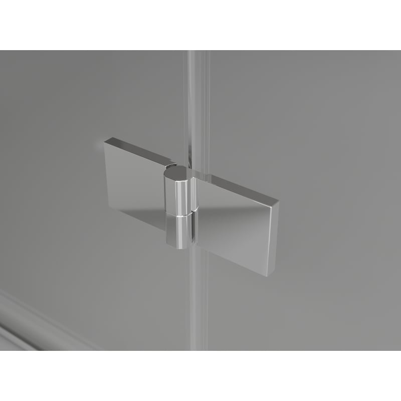 Mexen Lunar L porte de douche pivotante droite 140 cm, transparent, chrome - 834L-140-000-01-00-P