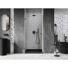 Mexen Lunar-B porte de douche pivotante gauche 100 cm, transparent, gris canon brossé - 832-100-000-66-00-L