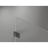 Mexen Lunar-B porte de douche pivotante gauche 100 cm, transparent, gris canon brossé - 832-100-000-66-00-L