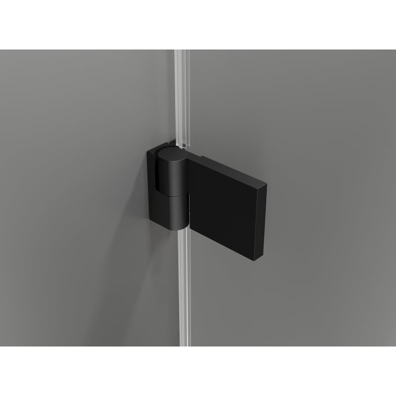 Mexen Lunar-B porte de douche pivotante gauche 75 cm, transparent, noir - 832-075-000-70-00-L