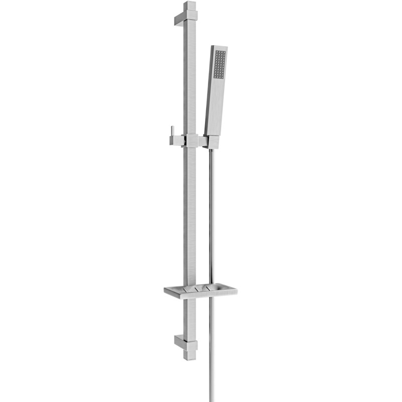 Mexen DQ00 ensemble de douche coulissant, gris canon brossé - 785004581-66
