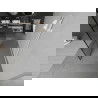 Mexen Kioto paroi de douche autoportante 120 x 200 cm, transparent/Design noir 8 mm, Blanc - 800-120-002-20-77