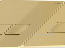 Mexen Tex 04 bouton de chasse d'eau, doré - 6104-06