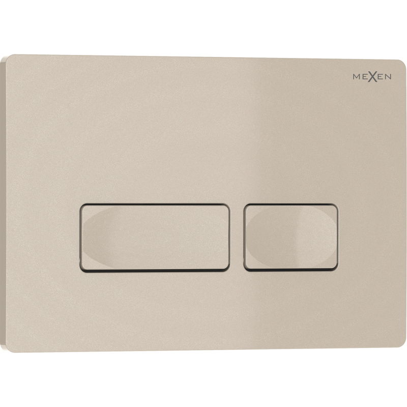 Bouton de chasse d'eau Mexen Tex 04, beige- 6104-07