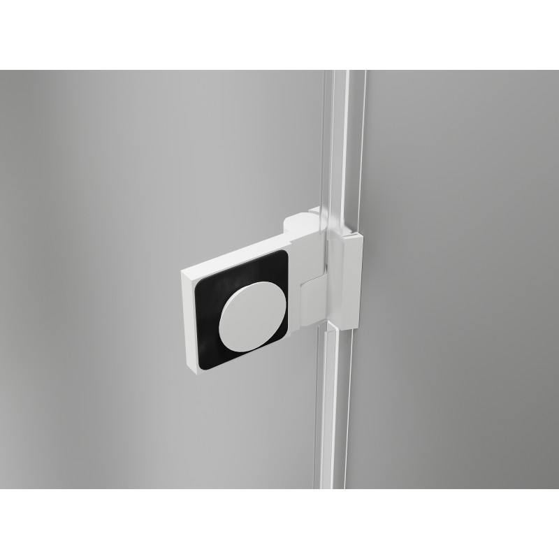 Mexen Lunar-B porte de douche pivotante droite 70 cm, transparent, blanc - 832-070-000-20-00-P