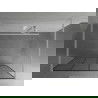 Mexen Kioto paroi de douche autoportante 140 x 200 cm, transparent/Design noir 8 mm, Blanc - 800-140-002-20-77