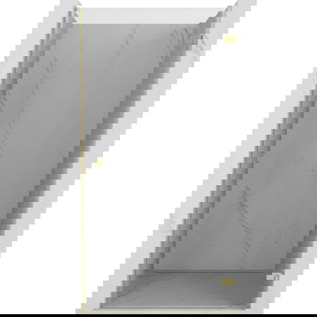 Mexen Lunar-B porte de douche battante droite 75 cm, transparent, doré - 832-075-000-50-00-P