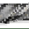 Mexen Lunar-B porte de douche battante droite 90 cm, transparente, dorée - 832-090-000-50-00-P