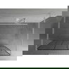 Mexen Kioto paroi de douche autoportante 110 x 200 cm, transparent/Design noir 8 mm, Blanc - 800-110-002-20-78