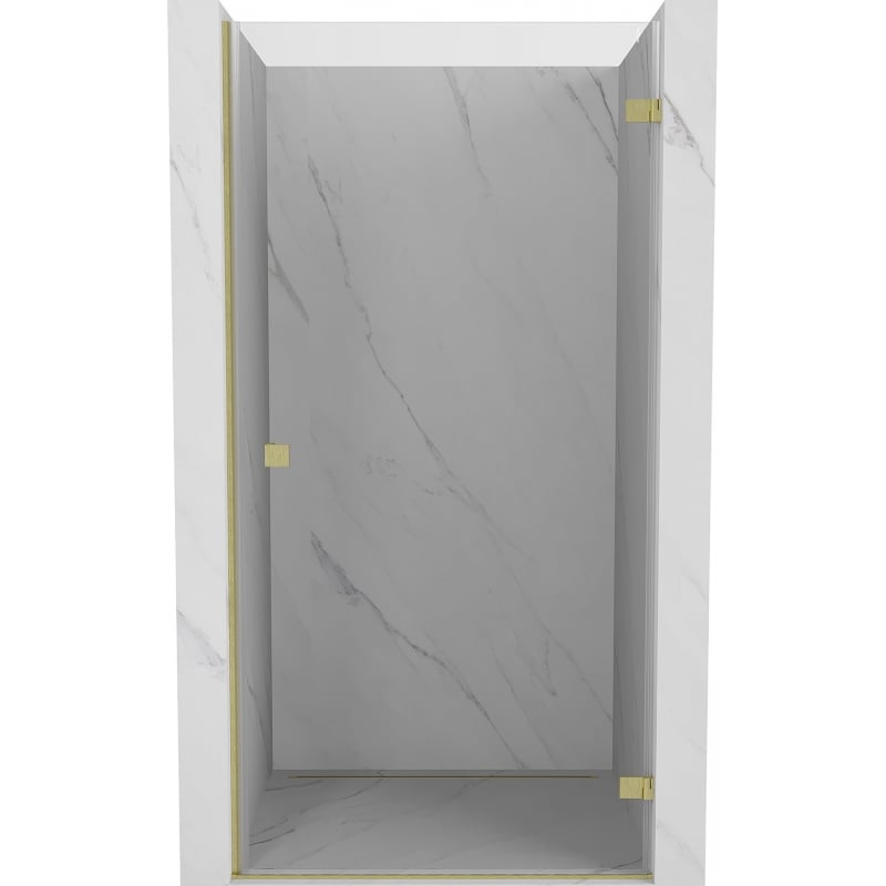 Mexen Lunar-B porte de douche pivotante droite 70 cm, transparent, or brossé - 832-070-000-55-00-P