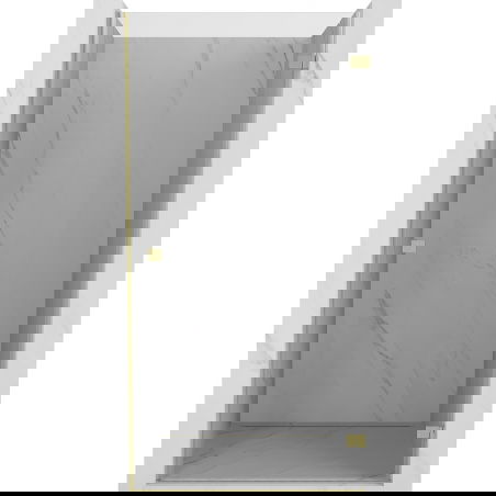 Mexen Lunar-B porte de douche pivotante droite 70 cm, transparent, or brossé - 832-070-000-55-00-P