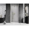 Mexen Lunar-B porte de douche pivotante droite 70 cm, transparent, or brossé - 832-070-000-55-00-P